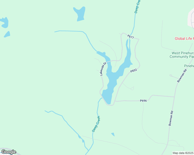 map of restaurants, bars, coffee shops, grocery stores, and more near 390 Lakewood Drive in Pinehurst