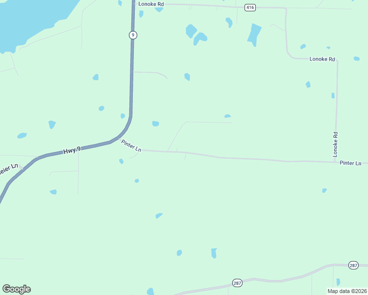 map of restaurants, bars, coffee shops, grocery stores, and more near 61 Pinter Lane in Morrilton