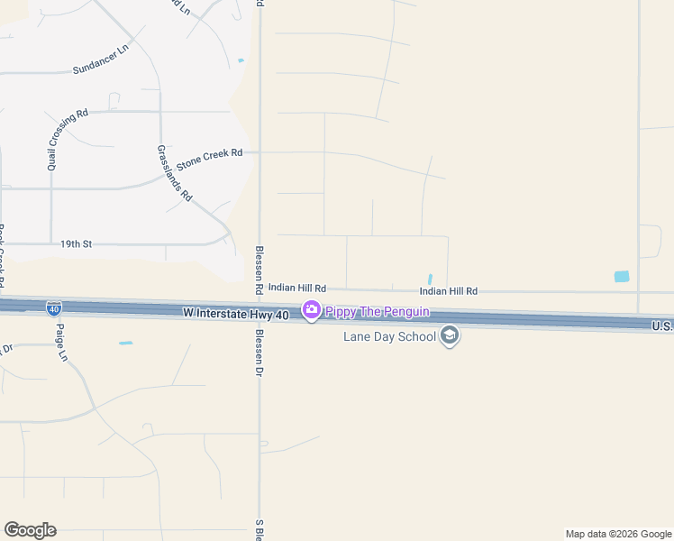 map of restaurants, bars, coffee shops, grocery stores, and more near 17701 Interstate 40 in Amarillo