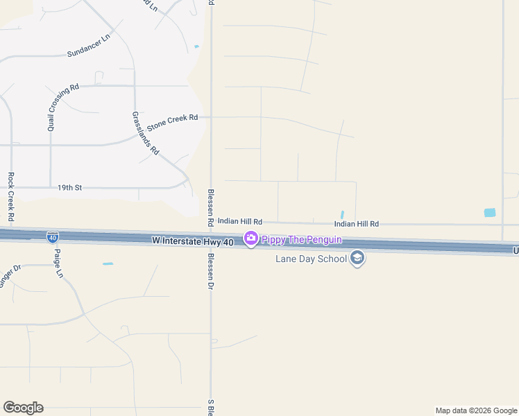map of restaurants, bars, coffee shops, grocery stores, and more near 17701 Interstate 40 in Amarillo