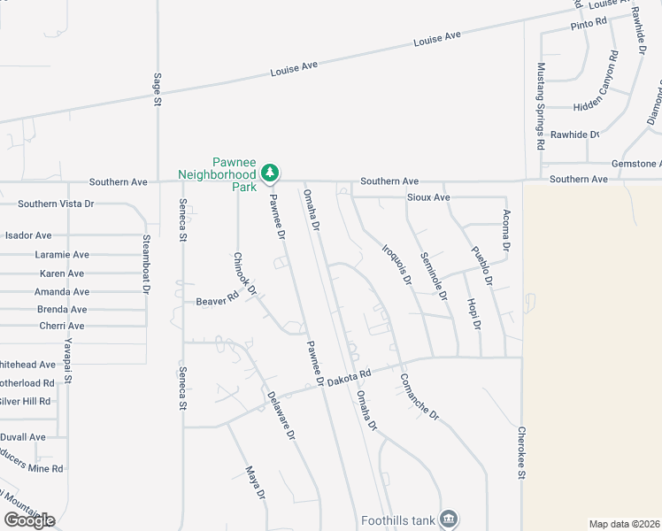 map of restaurants, bars, coffee shops, grocery stores, and more near 2398 Omaha Dr in Kingman
