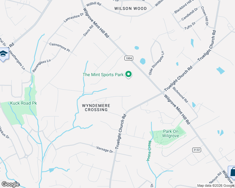 map of restaurants, bars, coffee shops, grocery stores, and more near 9833 Ardley Park Way in Mint Hill