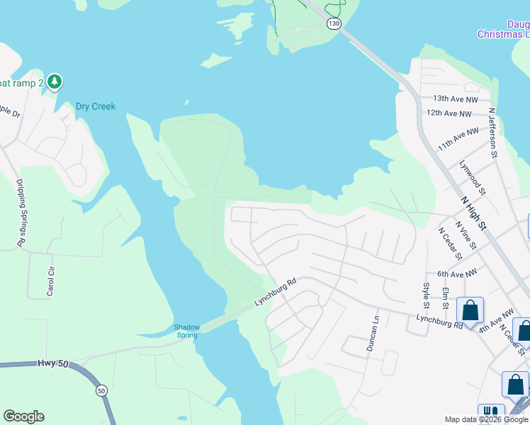 map of restaurants, bars, coffee shops, grocery stores, and more near in Winchester