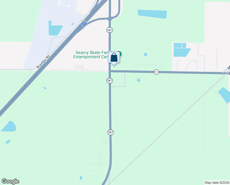 map of restaurants, bars, coffee shops, grocery stores, and more near 3657 Arkansas 367 in Searcy