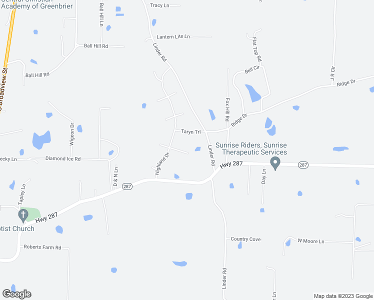 map of restaurants, bars, coffee shops, grocery stores, and more near 19 Morris Court in Greenbrier