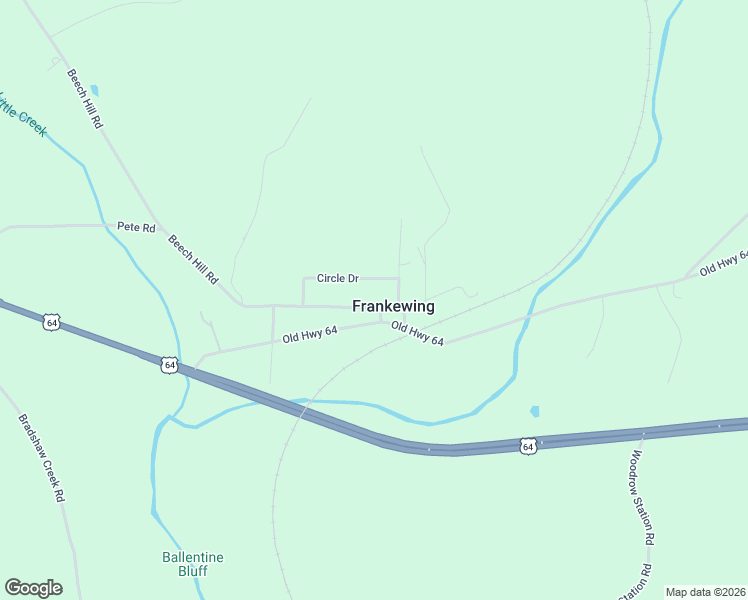 map of restaurants, bars, coffee shops, grocery stores, and more near in Frankewing