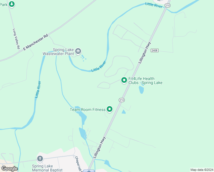 map of restaurants, bars, coffee shops, grocery stores, and more near 859 South Cliffs Circle in Spring Lake