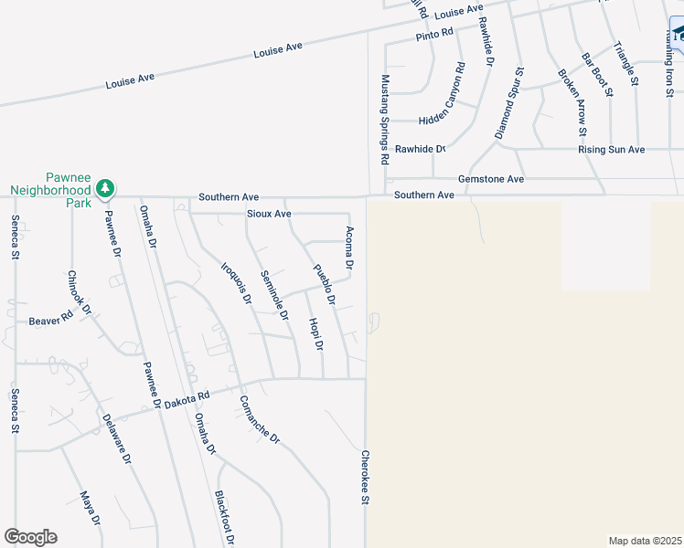 map of restaurants, bars, coffee shops, grocery stores, and more near 2387 Acoma Drive in Kingman