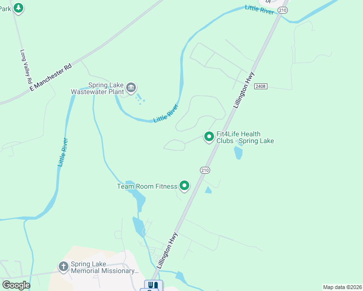 map of restaurants, bars, coffee shops, grocery stores, and more near 859 Cliff Circle in Spring Lake
