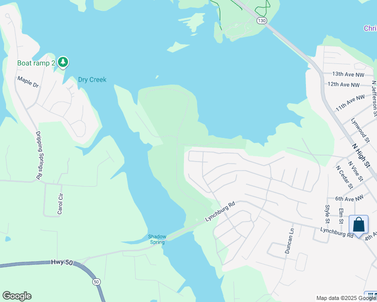 map of restaurants, bars, coffee shops, grocery stores, and more near 22 SLALOM CIR in Winchester
