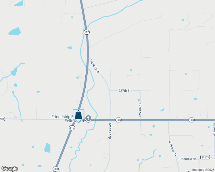 map of restaurants, bars, coffee shops, grocery stores, and more near 22613 Smith Loop in Cameron