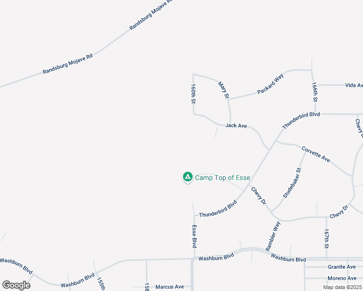 map of restaurants, bars, coffee shops, grocery stores, and more near Mercury Drive in California City