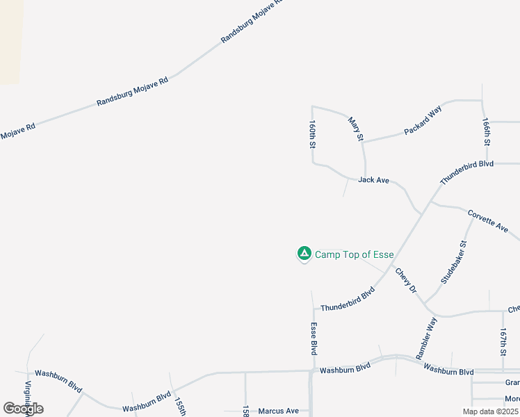 map of restaurants, bars, coffee shops, grocery stores, and more near Mercury Drive in California City