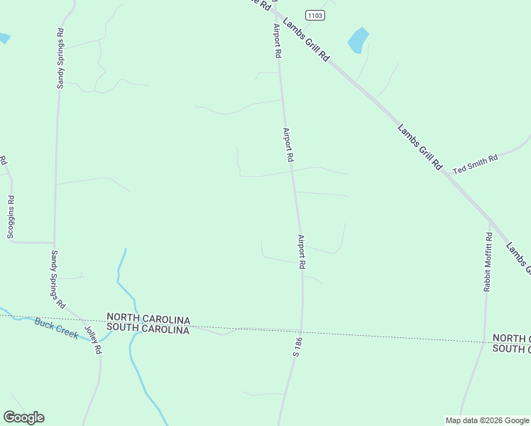 map of restaurants, bars, coffee shops, grocery stores, and more near 1480 Airport Road in Rutherfordton