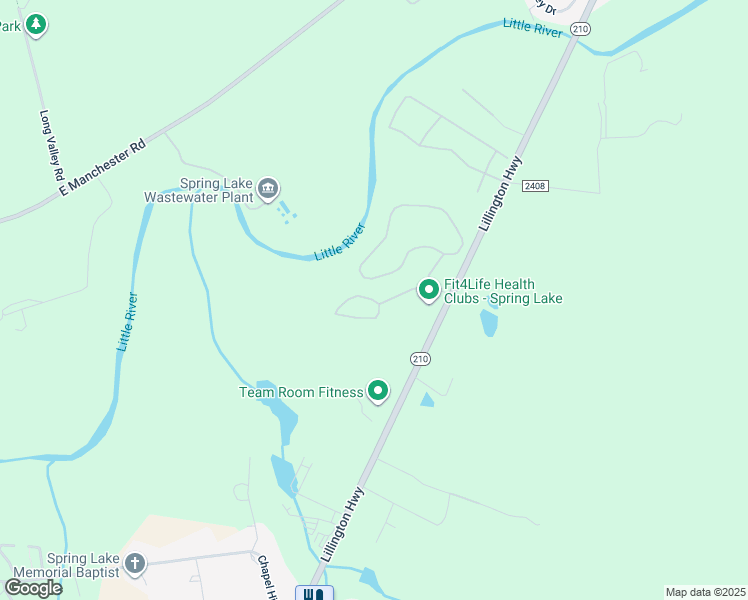 map of restaurants, bars, coffee shops, grocery stores, and more near 904 Cliffs Circle in Spring Lake
