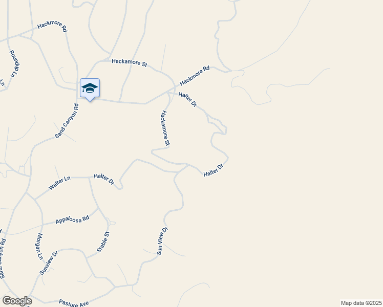 map of restaurants, bars, coffee shops, grocery stores, and more near 11101 Halter Drive in Tehachapi