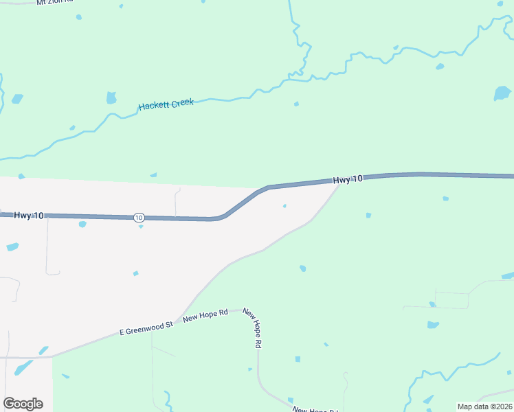 map of restaurants, bars, coffee shops, grocery stores, and more near 2001 Arkansas 10 in Hackett