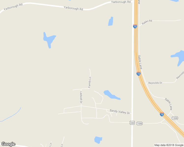 map of restaurants, bars, coffee shops, grocery stores, and more near 253 Stutts Drive in Candor