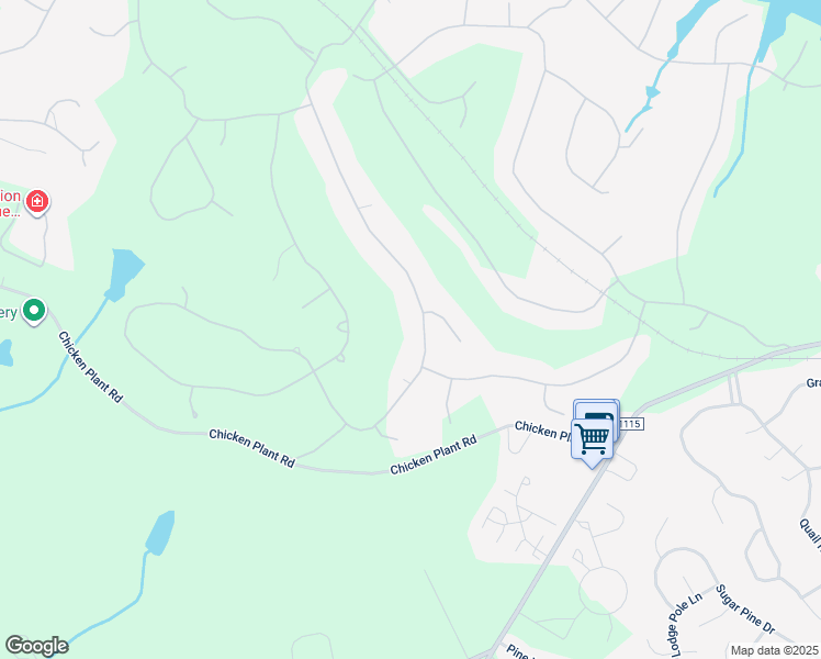 map of restaurants, bars, coffee shops, grocery stores, and more near 50 McMichael Drive in Pinehurst