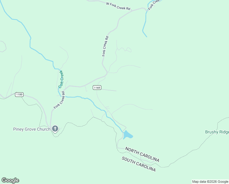 map of restaurants, bars, coffee shops, grocery stores, and more near 1161 Ed Gordon Sr Drive in Saluda