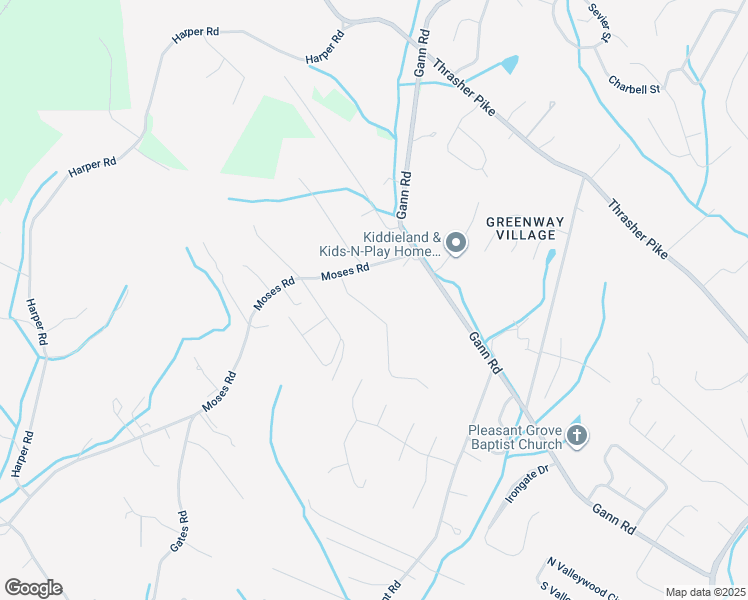 map of restaurants, bars, coffee shops, grocery stores, and more near 633 Ivy Manor Court in Middle Valley