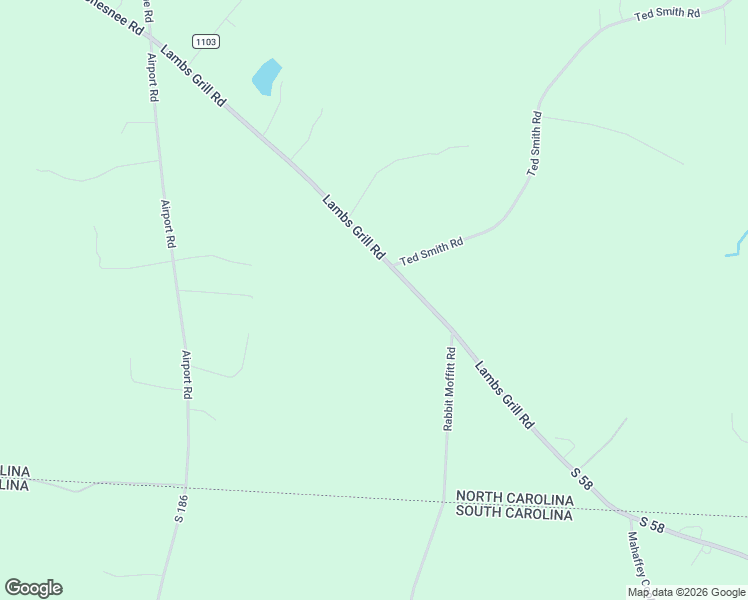 map of restaurants, bars, coffee shops, grocery stores, and more near 570 Lambs Grill Road in Rutherfordton