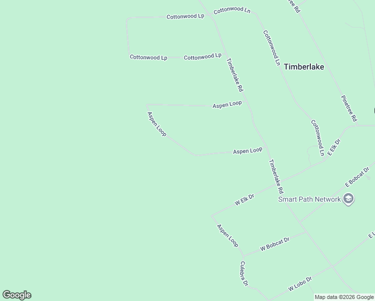 map of restaurants, bars, coffee shops, grocery stores, and more near 43 Aspen Loop in Ramah