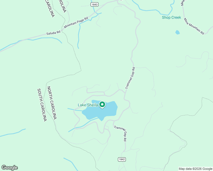 map of restaurants, bars, coffee shops, grocery stores, and more near 63 Pole Cat Road in Saluda