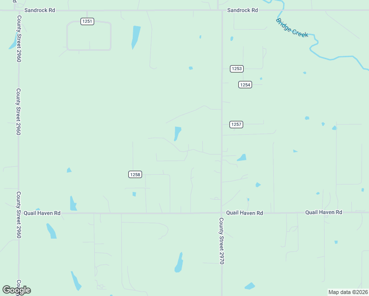 map of restaurants, bars, coffee shops, grocery stores, and more near 2148 County St 2968 in Blanchard