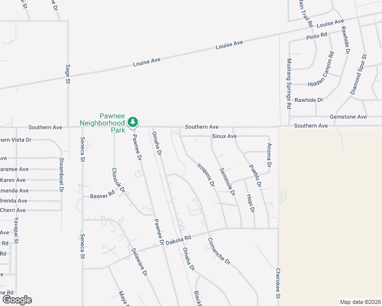 map of restaurants, bars, coffee shops, grocery stores, and more near 3802 Sioux Avenue in Kingman