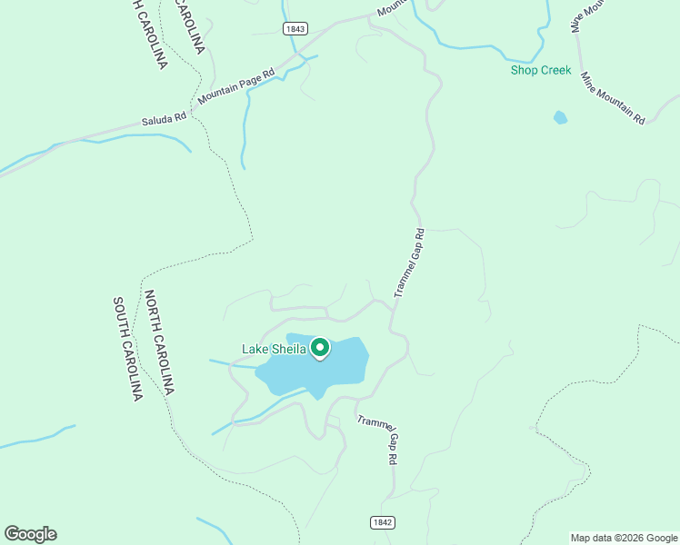map of restaurants, bars, coffee shops, grocery stores, and more near 63 Pole Cat Road in Saluda