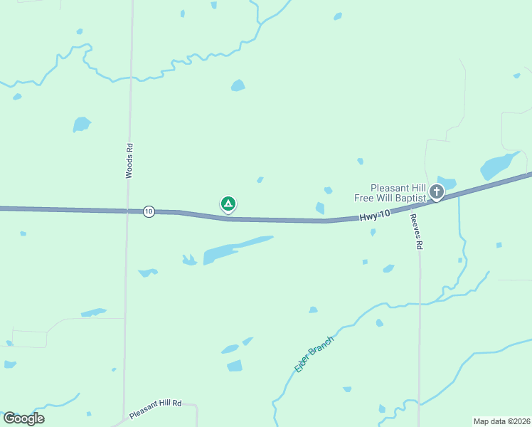 map of restaurants, bars, coffee shops, grocery stores, and more near 6404 Arkansas 10 in Hackett