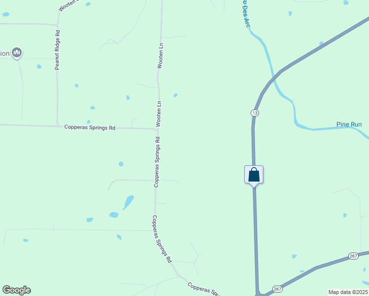 map of restaurants, bars, coffee shops, grocery stores, and more near 257 Copperas Springs Road in McRae