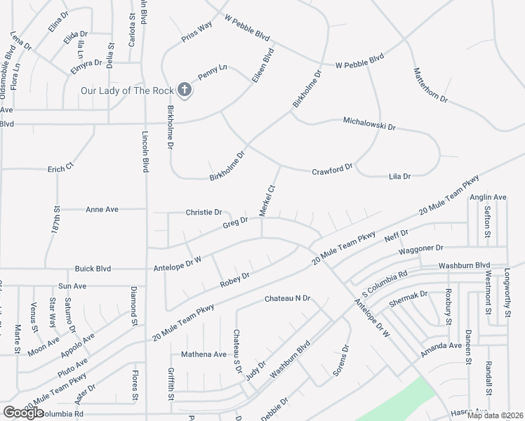 map of restaurants, bars, coffee shops, grocery stores, and more near Merkel Court in California City