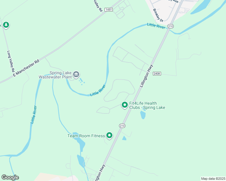 map of restaurants, bars, coffee shops, grocery stores, and more near 941 Shell Drive in Spring Lake