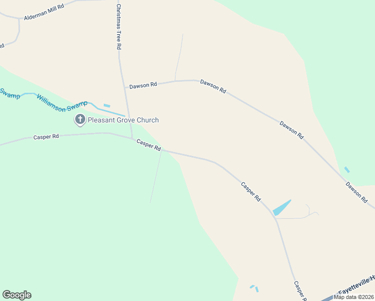 map of restaurants, bars, coffee shops, grocery stores, and more near 994 Casper Road in Dunn