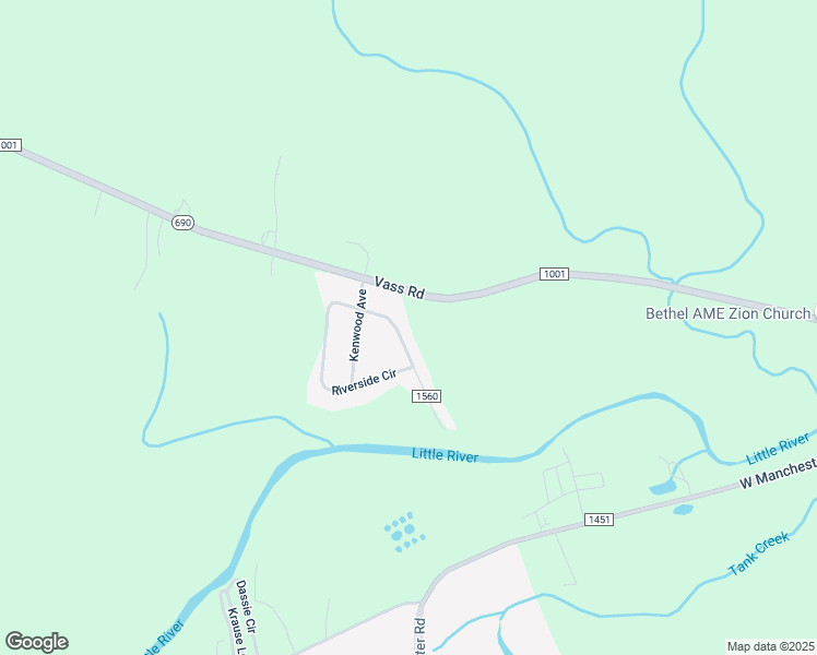 map of restaurants, bars, coffee shops, grocery stores, and more near 1028 Riverside Circle in Spring Lake