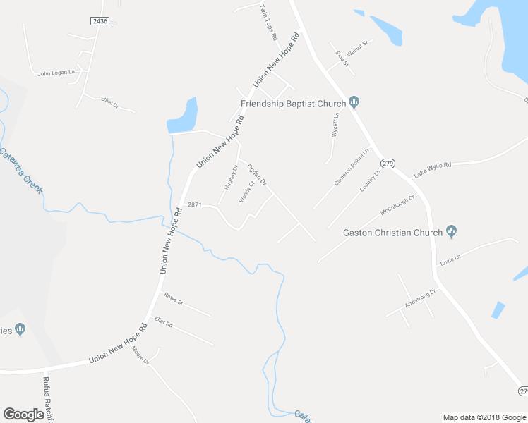 map of restaurants, bars, coffee shops, grocery stores, and more near 101 Lakhany Drive in Gastonia