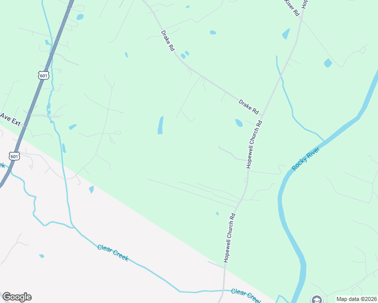 map of restaurants, bars, coffee shops, grocery stores, and more near 16160 Hopewell Church Road in Midland