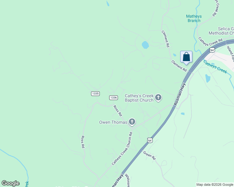 map of restaurants, bars, coffee shops, grocery stores, and more near 110 Limekiln Branch Road in Brevard