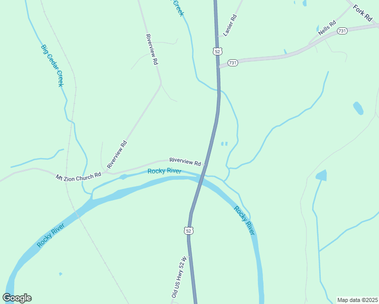 map of restaurants, bars, coffee shops, grocery stores, and more near 6889A U.S. 52 in Norwood