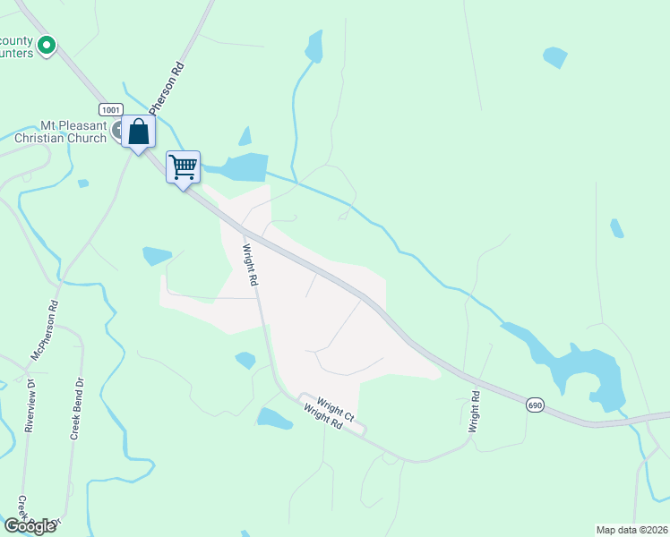 map of restaurants, bars, coffee shops, grocery stores, and more near 4831 Lobelia Road in Vass