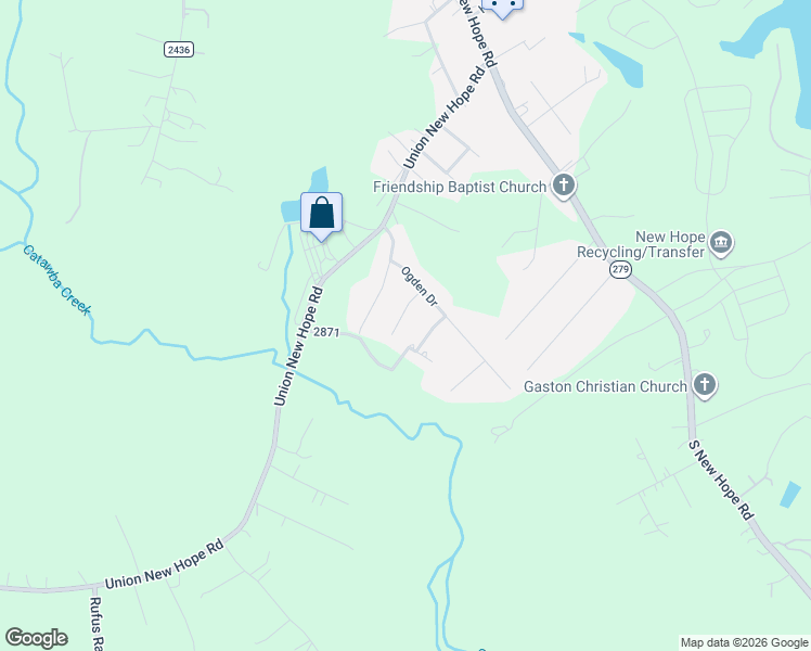 map of restaurants, bars, coffee shops, grocery stores, and more near 212 Woody Court in Gastonia