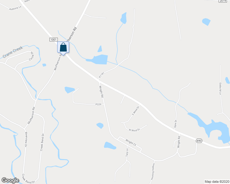 map of restaurants, bars, coffee shops, grocery stores, and more near 4768 Lobelia Road in Vass
