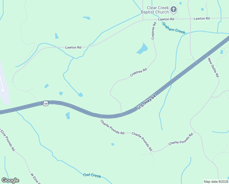 map of restaurants, bars, coffee shops, grocery stores, and more near 191 Crabtree Road in Selmer