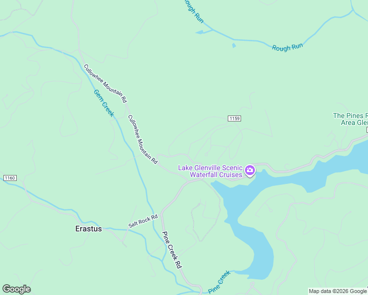 map of restaurants, bars, coffee shops, grocery stores, and more near 184 Glen Laurel Circle in Cullowhee