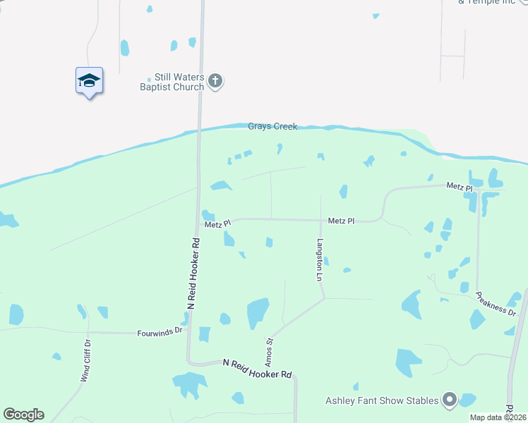 map of restaurants, bars, coffee shops, grocery stores, and more near 11523 Metz Place in Shelby County