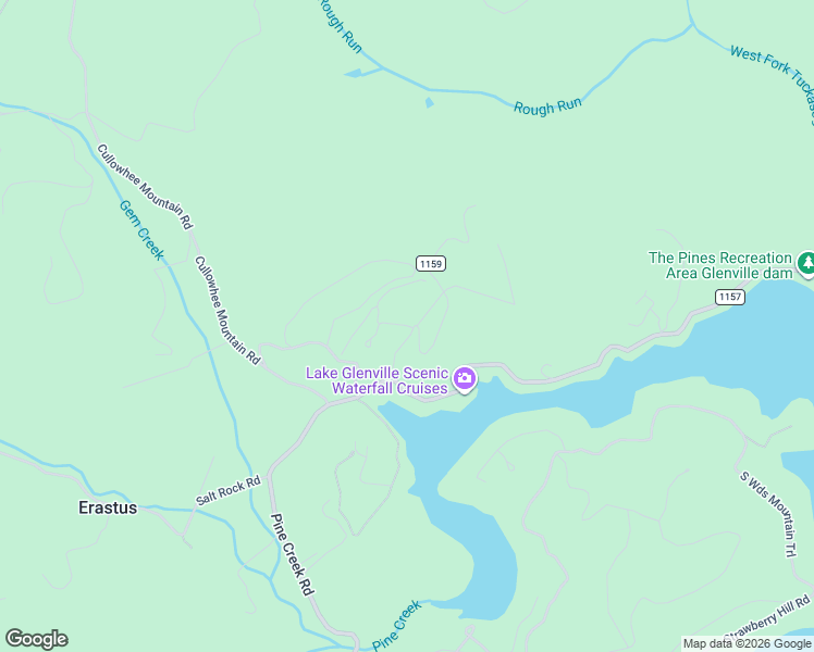 map of restaurants, bars, coffee shops, grocery stores, and more near 16 Spring Ridge Way in Cullowhee