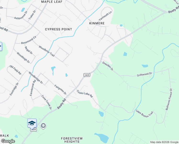 map of restaurants, bars, coffee shops, grocery stores, and more near 3831 Beaty Road in Gastonia