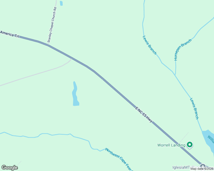 map of restaurants, bars, coffee shops, grocery stores, and more near 1636 Highway 55 in Mount Olive